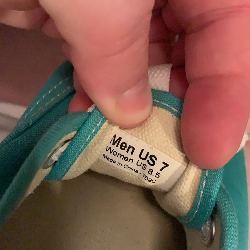 Turquoise Vans! - Picture 7 of 7